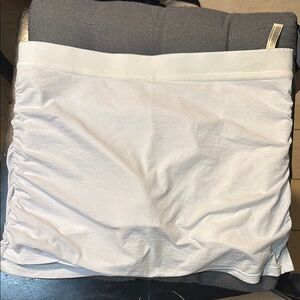 White Ruched Skort by Free People Movement
